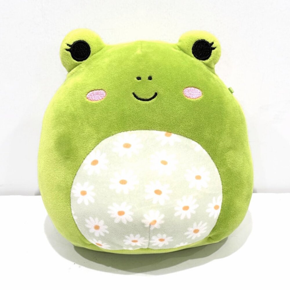 Squishmallows - Wendy the Frog (Green Floral Belly), 7.5 Inch, Easter 2022